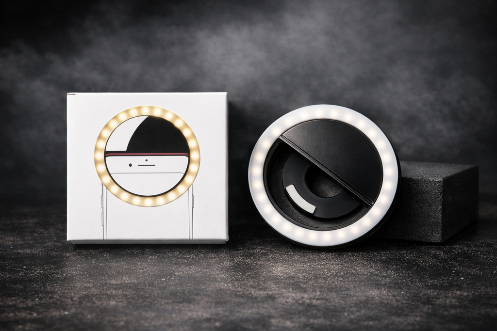 ✨ GlowPro Mini LED Ring Light — Perfect Lighting Anywhere, Anytime! ✨