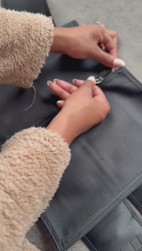 🖤 Premium Waist Trainer Belt – Sculpt, Support & Shape Your Core